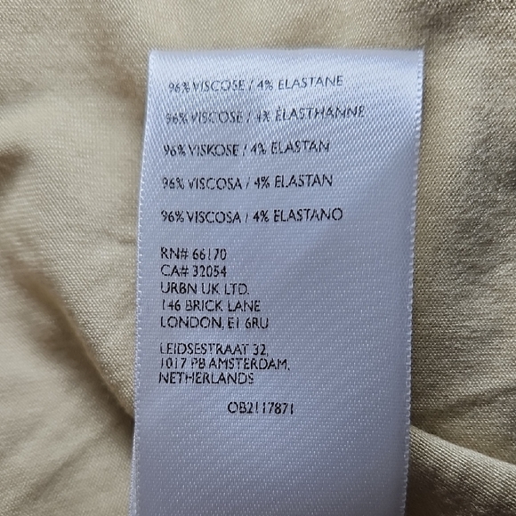 Free People Beach Cross Over Open Front Split Maxi Length Shirt New Beachy - Picture 8 of 8